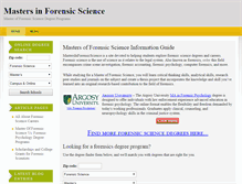 Tablet Screenshot of mastersinforensicscience.com